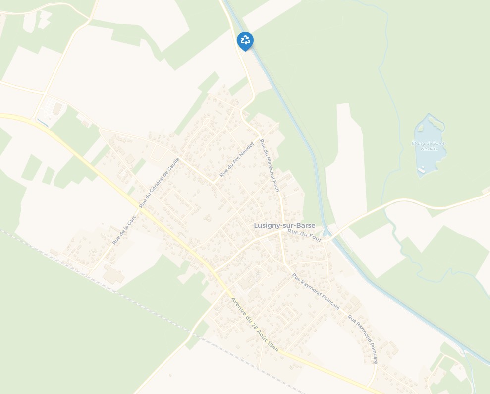 carte decheterie